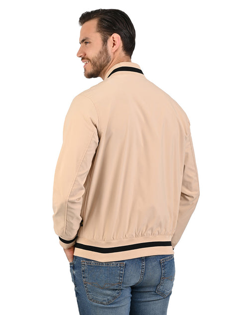 Bomber casual marca Lee en color Beige para Hombre